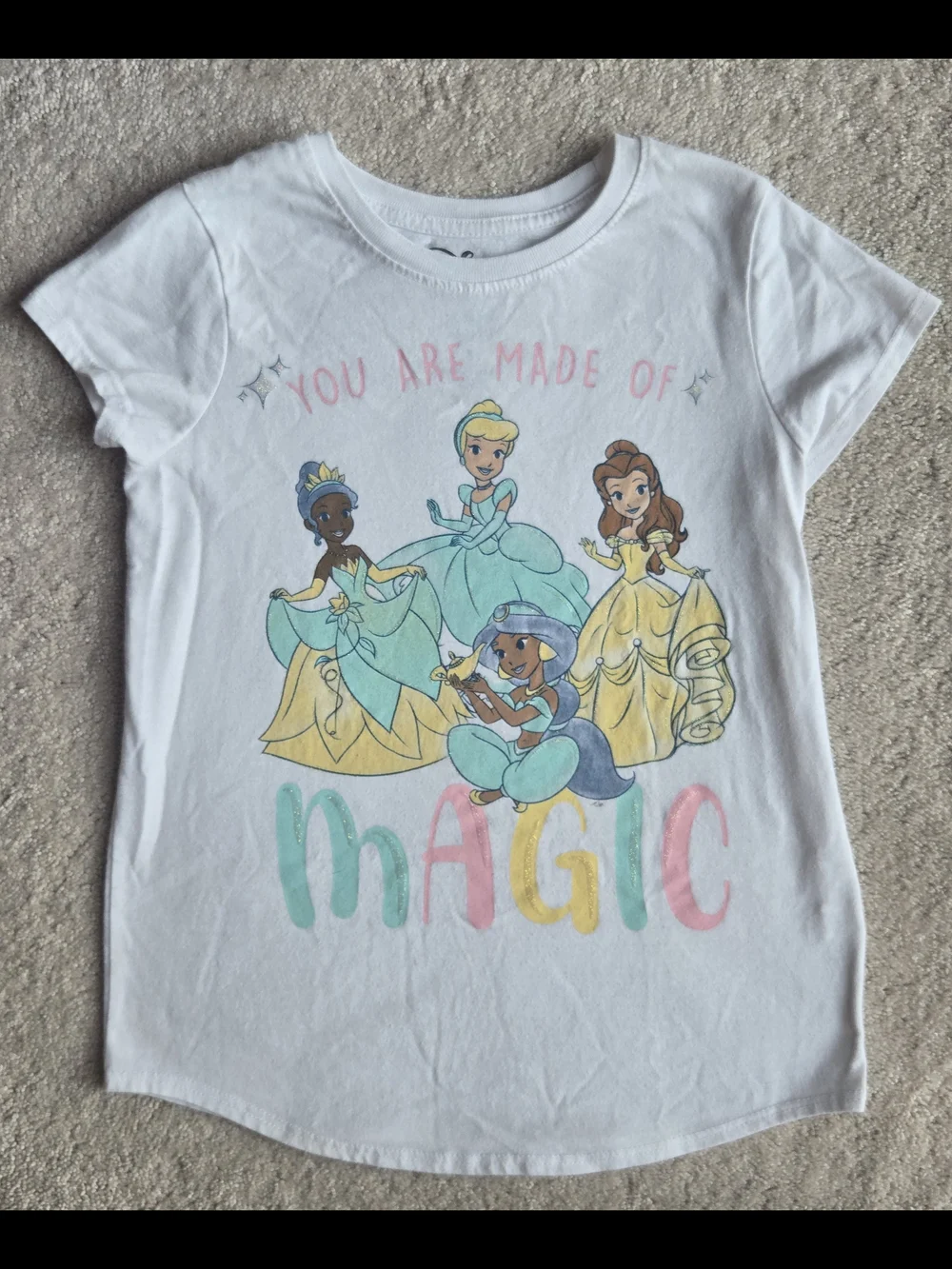 Disney White Girls Princess 'Magic' Graphic Tee